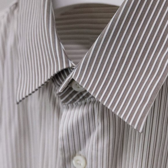 Prada Grey Pinstripe Shirt - Picture 8 of 13